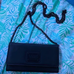 vans cross body wallet with removable chain
